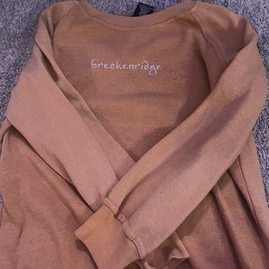 oversized Breckinridge crewneck